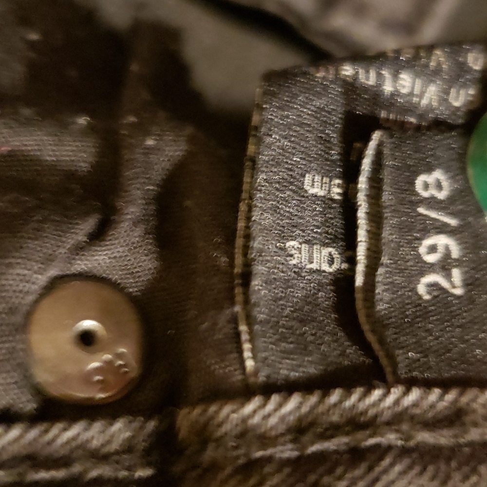 Calvin Klein black denim boot cut jeans - Picture 5 of 9